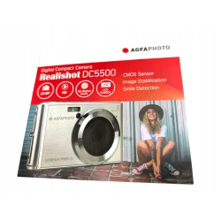 Agfa Photo DC5500 Srebrny cyfrowy aparat NOWY