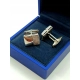 Złote spinki do mankietów z Diamentami 0,56ct Pr.750 W:14,38gr