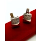 Złote spinki do mankietów z Diamentami 0,56ct Pr.750 W:14,38gr