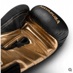 Rękawice bokserskie Hayabusa black/gold Rozmiar: 14oz