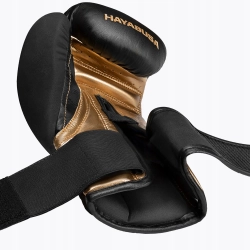 Rękawice bokserskie Hayabusa black/gold Rozmiar: 14oz