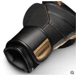 Rękawice bokserskie Hayabusa black/gold Rozmiar: 14oz