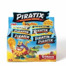 MAGIC BOX - PIRATIX - SERIA GOLDEN TREASURE - SASZETKA Z FIGURKĄ - 1 szt.