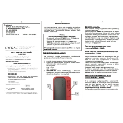 Unifon wielolokatorski Cyfral SMART-D BI-CZ