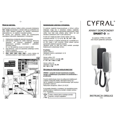 Unifon wielolokatorski Cyfral SMART-D BI-CZ