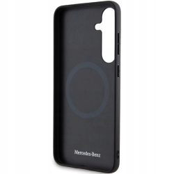 Plecki Mercedes do Samsung Galaxy S24 Leather Textured & Plain czarny