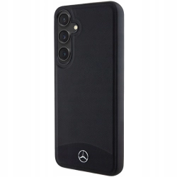 Plecki Mercedes do Samsung Galaxy S24 Leather Textured & Plain czarny