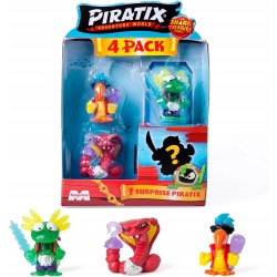 MagicBox - Piratix seria 2 - Shark Treasure - 4-PACK - zestaw 4 figurek