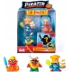 MagicBox - Piratix seria 2 - Shark Treasure - 4-PACK - zestaw 4 figurek