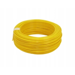 Przewód kabel drut DY 4 mm ż-o żółto-zielony CU 100m