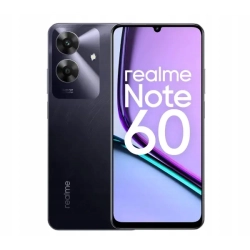 NIEUŻYWANY Smartfon realme Note 60 6 GB / 128 GB 4G (LTE) czarny KOMPLET