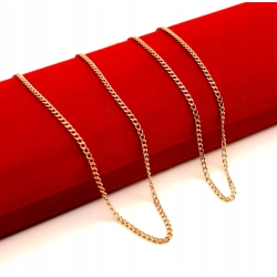 Złoty łańcuszek Pancerka PR.585 W:3,36gr Dł.50cm InterSKLEP