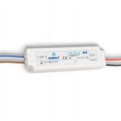 Zasilacz impulsowy CobaltElectro ZPV 24V 36W IP67 nowe okazja