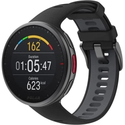 Zegarek sportowy Polar Vantage V2 czarny + Pasek Polar Vantage V2 różowy