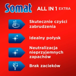 Somat All in 1 Extra Lemon Tabletki do mycia naczyń w zmywarkach 44 szt