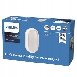 Kinkiet ogrodowy Philips biały zintegrowane źródło LED 15 W