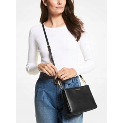 Michael Kors Trisha potrójna skórzana torba NA RAMIE ROZM M NÓWKA