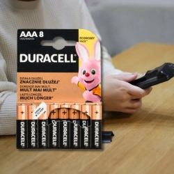 Bateria alkaliczna Duracell AAA (R3) 8 szt.