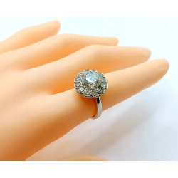 Platynowy pierścionek z Diamentami 3,31ct Roz.12,5 InterSKLEP