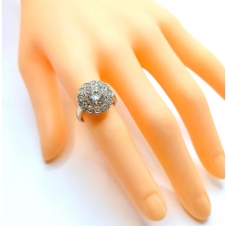 Platynowy pierścionek z Diamentami 3,31ct Roz.12,5 InterSKLEP