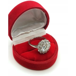 Platynowy pierścionek z Diamentami 3,31ct Roz.12,5 InterSKLEP