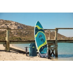 DESKA SUP F2 DWUKOMOROWA POMPOWANA STAND UP PADDLE AKCESORIA ZESTAW 305cm
