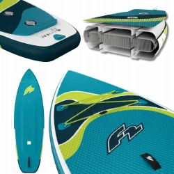 DESKA SUP F2 DWUKOMOROWA POMPOWANA STAND UP PADDLE AKCESORIA ZESTAW 305cm