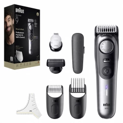 Braun Series 9 BT9520 Trymer do zarostu, +7 przyborów barbera, 50 ustawień