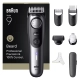 Braun Series 9 BT9520 Trymer do zarostu, +7 przyborów barbera, 50 ustawień