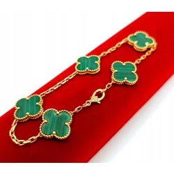 Złota bransoletka Van Cleef Vintage Alhambra & Arpels 18K , 18,5 cm