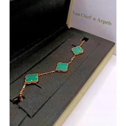 Złota bransoletka Van Cleef Vintage Alhambra & Arpels 18K , 18,5 cm