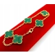 Złota bransoletka Van Cleef Vintage Alhambra & Arpels 18K , 18,5 cm