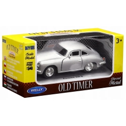WELLY OLD TIMER PORSCHE 356 B 356B 1:34 NOWY METAL
