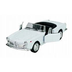 WELLY OLD TIMER 1960 ALFA ROMEO SPIDER 2600 BIAŁY 1:34 NOWY MODEL METALOWY