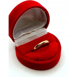 Złota obrączka 3mm Pr.585 W:2,54gr Roz.13 InterSKLEP