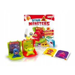 FIGURKI Star Monsters 2 Minikapsuły i 2 Gwiezdne Potwory 2 naklejki SERIA 1