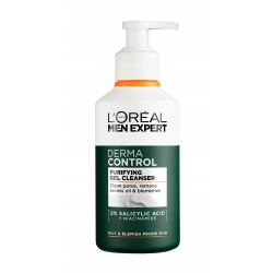 LOREAL Men Expert Derma Control Oczyszczający żel do mycia twarzy 260 ml