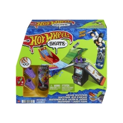 HOT WHEELS SKATE ZESTAW TOR ARCADE SKATEPARK DESKOROLKA I BUTY FINGERBOARD