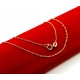 Złoty łańcuszek Gucci Pr.585 W:1,10gr Dł:45cm InterSKLEP