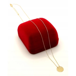Złoty łańcuszek Celebrytka kółko PR.585 W:1,13gr Dł.41,5-45cm InterSKLEP