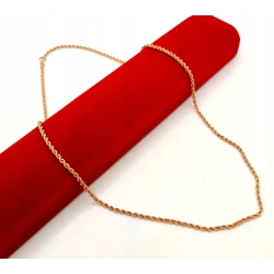 Złoty łańcuszek Kordel Pr.585 W:3,21gr Dł:49cm InterSKLEP