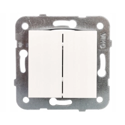 Wyłącznik podwójny Klasyczny Panasonic biały 90963602