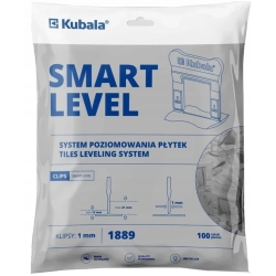 KUBALA KLIPSY SYSTEMU POZIOMOWANIA PŁYTEK 21MM 1MM 100 szt.