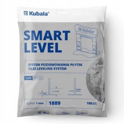 KUBALA KLIPSY SYSTEMU POZIOMOWANIA PŁYTEK 21MM 1MM 100 szt.