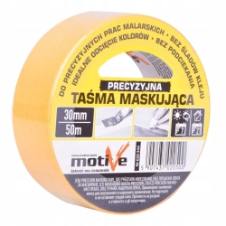Taśma malarska precyzyjna 30mm/50m MOTIVE