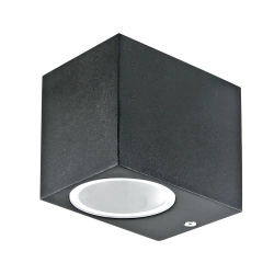 Kinkiet ogrodowy Polux czarny GU10 10 W