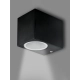 Kinkiet ogrodowy Polux czarny GU10 10 W