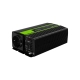 Przetwornica samochodowa Green Cell inwerter napięcia 12V 500W 1000W USB