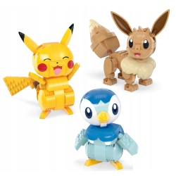 Klocki plastikowe MEGA Pokemon Trio Pokemonów HNT94