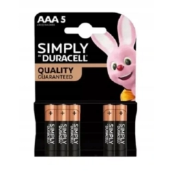 Bateria alkaliczna Duracell AAA (R3) 5 szt.
